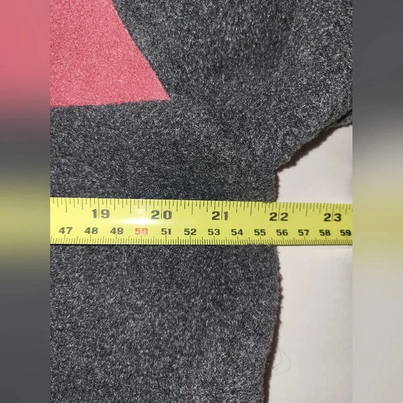 Simply Southern Pink Gray Medium Pile‎ Fleece Quarter Zip Pockets Size Medium - Picture 3 of 7